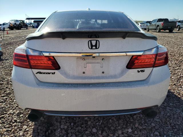 1HGCR3F80FA003485 - 2015 HONDA ACCORD EXL WHITE photo 6