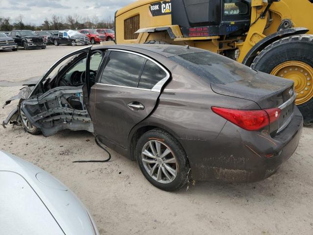 JN1BV7AP6FM346878 - 2015 INFINITI Q50 BASE BROWN photo 2