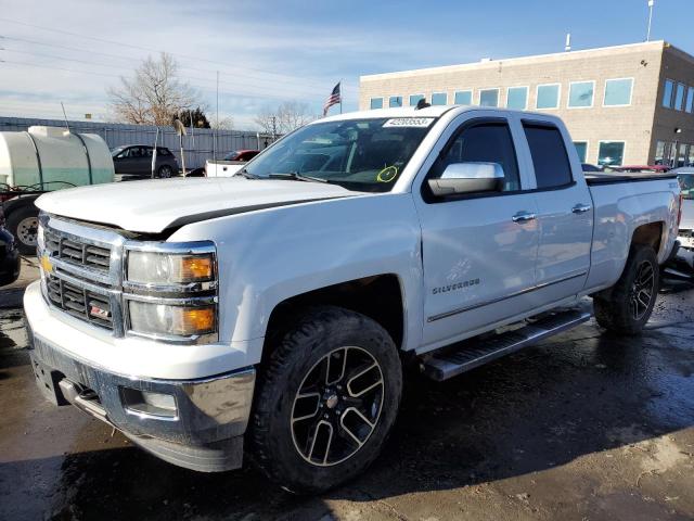 1GCVKSEC2EZ161693 - 2014 CHEVROLET SILVERADO K1500 LTZ WHITE photo 1