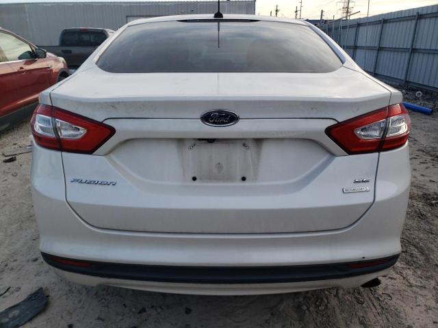 3FA6P0HR8DR247206 - 2013 FORD FUSION SE WHITE photo 6