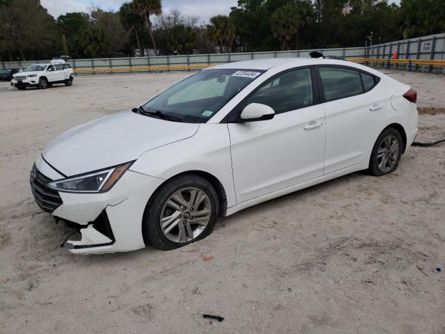 5NPD84LF5LH579124 - 2020 HYUNDAI ELANTRA SEL WHITE photo 1