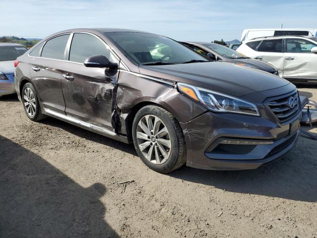 5NPE34AF4GH392016 - 2016 HYUNDAI SONATA SPORT BROWN photo 4