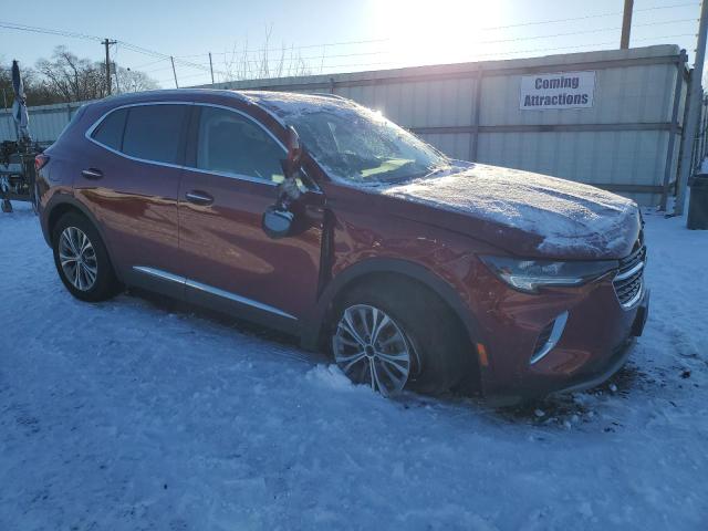 LRBAZLR4XND164615 - 2022 BUICK ENVISION PREFERRED MAROON photo 4