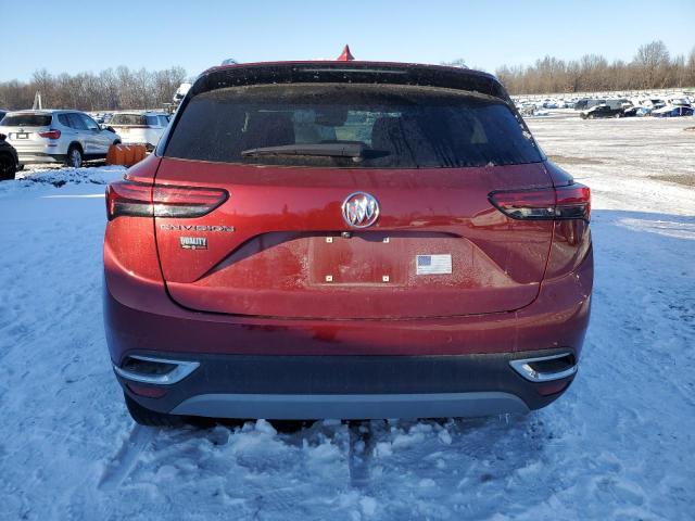 LRBAZLR4XND164615 - 2022 BUICK ENVISION PREFERRED MAROON photo 6