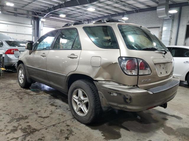 JTJHF10UX10166938 - 2001 LEXUS RX 300 GOLD photo 2