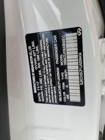 SJKCH5CP1JA059434 - 2018 INFINITI QX30 BASE Weiß Foto 12