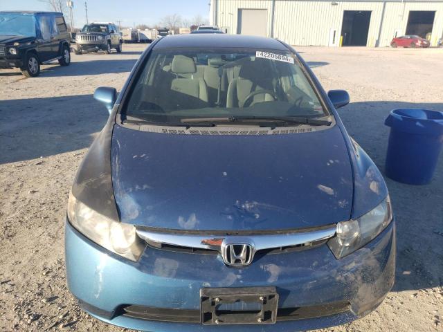 1HGFA16536L119105 - 2006 HONDA CIVIC LX BLUE photo 5