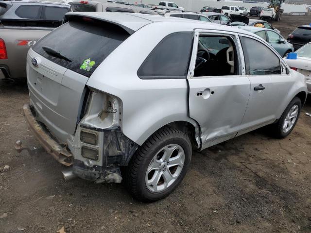 2FMDK4GC0EBB51506 - 2014 FORD EDGE SE SILVER photo 3