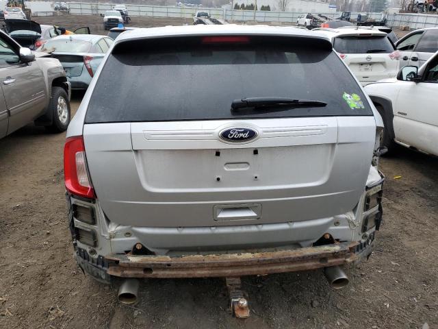 2FMDK4GC0EBB51506 - 2014 FORD EDGE SE SILVER photo 6