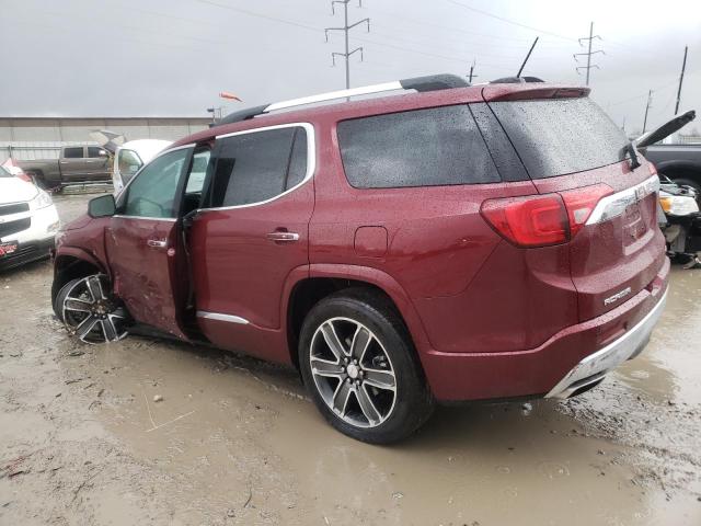 1GKKNXLS1JZ111643 - 2018 GMC ACADIA DENALI RED photo 2