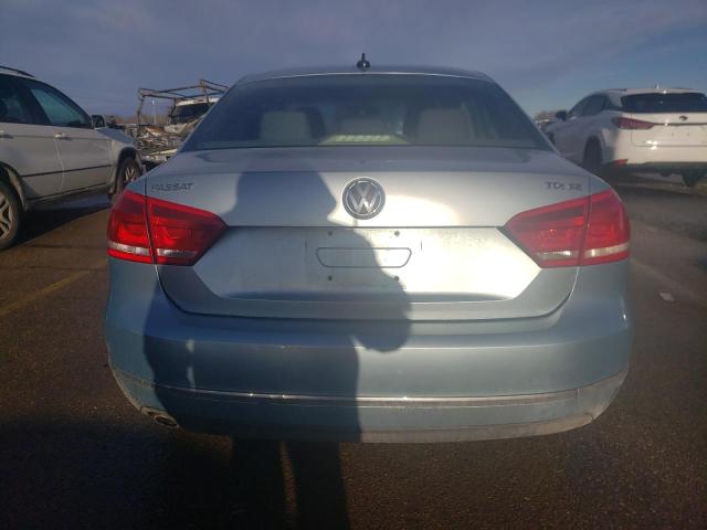 1VWBN7A39CC055543 - 2012 VOLKSWAGEN PASSAT SE BLUE photo 6