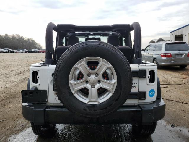 1C4AJWAG3EL304798 - 2014 JEEP WRANGLER SPORT WHITE photo 6