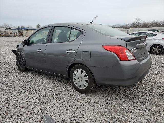 3N1CN7AP6KL859394 - 2019 NISSAN VERSA S GRAY photo 2