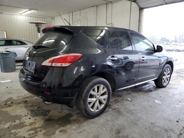 JN8AZ1MU7BW068961 - 2011 NISSAN MURANO S BLACK photo 3