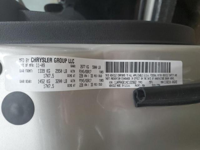 1J4PR4GK1AC122962 - 2010 JEEP GRAND CHER LAREDO Gümüş fotoğraf 13