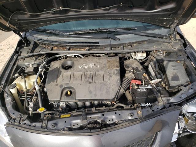 2T1BU4EE1AC532793 - 2010 TOYOTA COROLLA BASE CHARCOAL photo 11