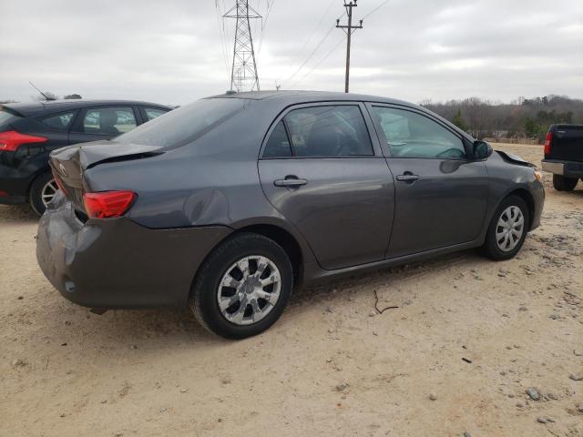 2T1BU4EE1AC532793 - 2010 TOYOTA COROLLA BASE CHARCOAL photo 3