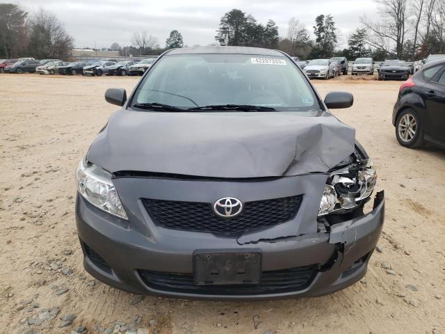 2T1BU4EE1AC532793 - 2010 TOYOTA COROLLA BASE CHARCOAL photo 5