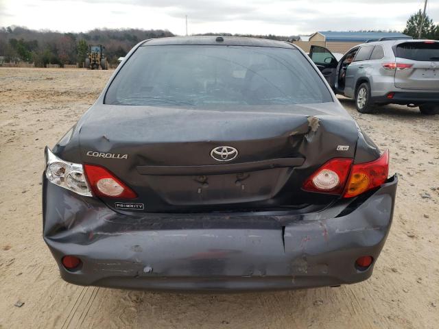2T1BU4EE1AC532793 - 2010 TOYOTA COROLLA BASE CHARCOAL photo 6
