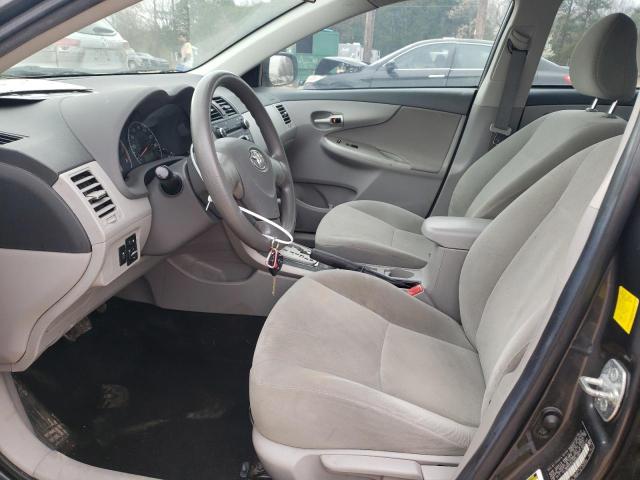 2T1BU4EE1AC532793 - 2010 TOYOTA COROLLA BASE CHARCOAL photo 7