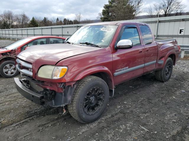 5TBBT44184S451263 - 2004 TOYOTA TUNDRA ACCESS CAB SR5 BURGUNDY photo 1