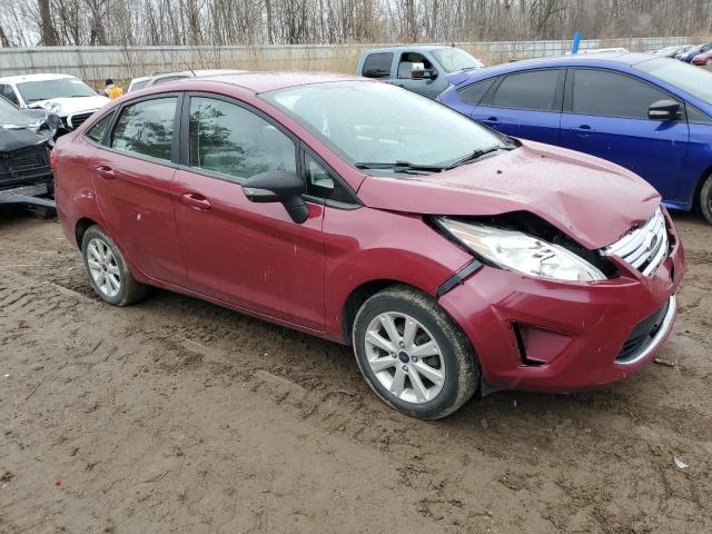 3FADP4BJ4BM103602 - 2011 FORD FIESTA SE MAROON photo 4