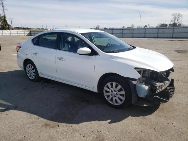 3N1AB7AP9EY257760 - 2014 NISSAN SENTRA S WHITE photo 4