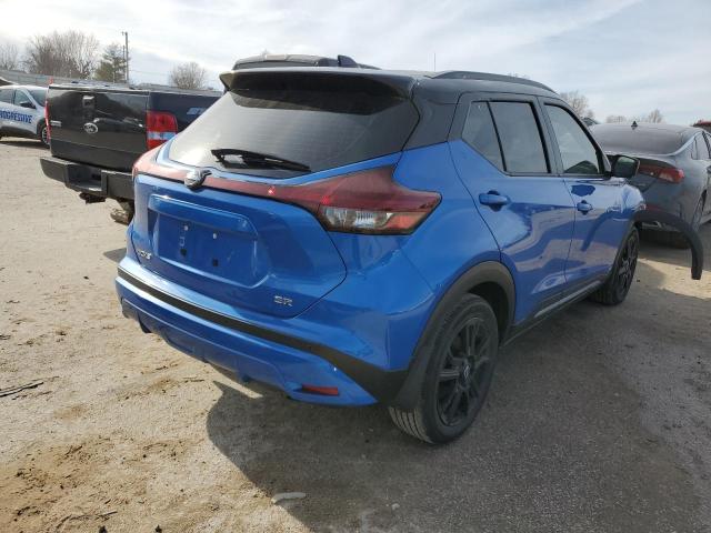 3N1CP5DVXNL483778 - 2022 NISSAN KICKS SR BLUE photo 3