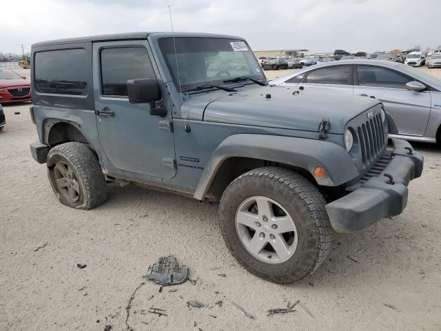 1C4AJWAG1FL730300 - 2015 JEEP WRANGLER SPORT GRAY photo 4