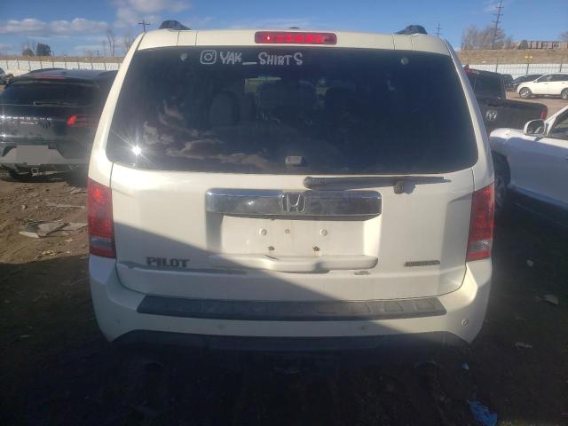 5FNYF3H97DB023613 - 2013 HONDA PILOT TOURING WHITE photo 6