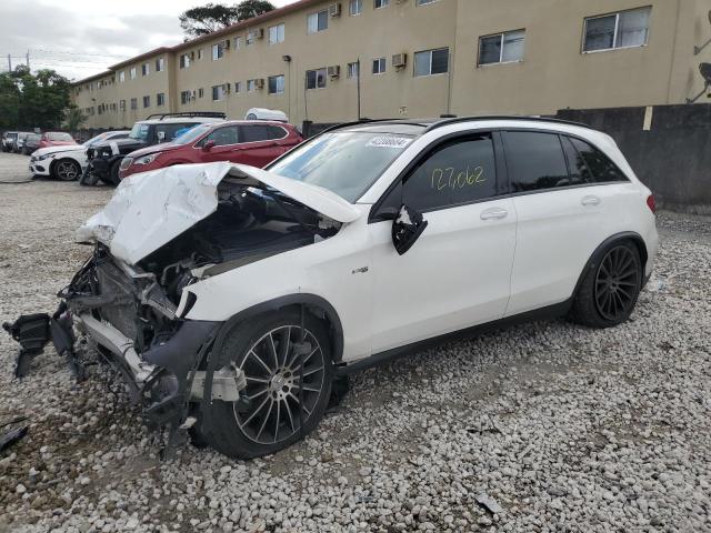 WDC0G6EB2JF376989 - 2018 MERCEDES-BENZ GLC 43 4MATIC AMG WHITE photo 1