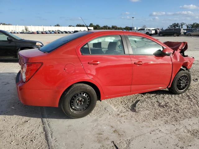 1G1JA5SH4D4196906 - 2013 CHEVROLET SONIC LS RED photo 3