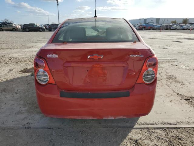 1G1JA5SH4D4196906 - 2013 CHEVROLET SONIC LS RED photo 6