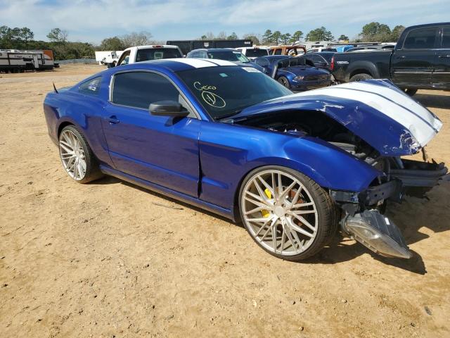 1ZVBP8AM4E5258002 - 2014 FORD MUSTANG BLUE photo 4