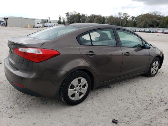 KNAFX4A6XF5260138 - 2015 KIA FORTE LX BROWN photo 3