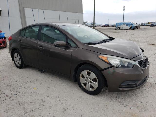 KNAFX4A6XF5260138 - 2015 KIA FORTE LX BROWN photo 4