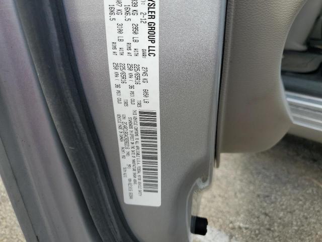 2C4RC1BG4CR282216 - 2012 CHRYSLER TOWN & COU TOURING 银色 照片 13