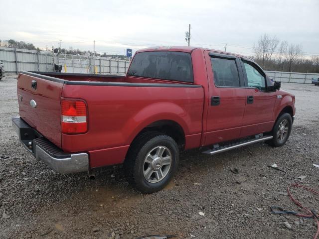 1FTRW12W97KC34746 - 2007 FORD F150 SUPERCREW RED photo 3