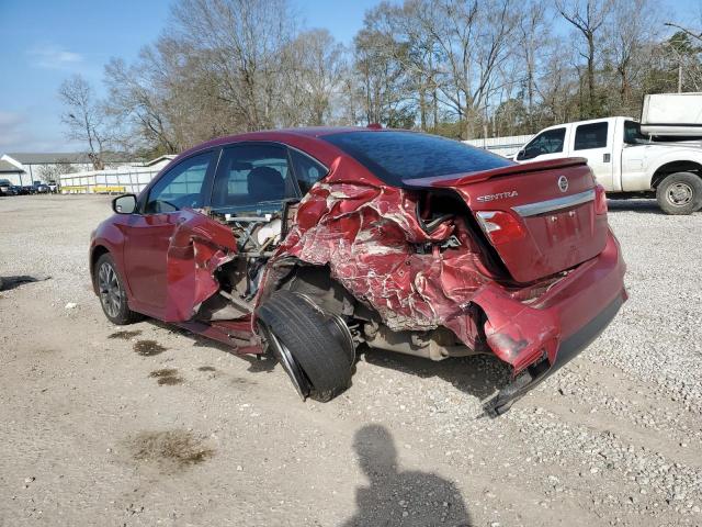 3N1AB7AP3HY338287 - 2017 NISSAN SENTRA S RED photo 2