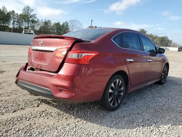 3N1AB7AP3HY338287 - 2017 NISSAN SENTRA S RED photo 3