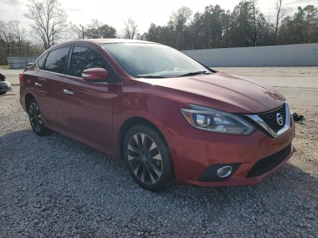 3N1AB7AP3HY338287 - 2017 NISSAN SENTRA S RED photo 4