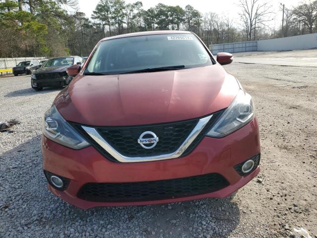 3N1AB7AP3HY338287 - 2017 NISSAN SENTRA S RED photo 5