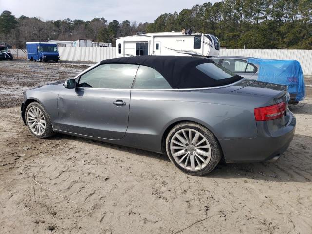 WAULFAFH6CN005285 - 2012 AUDI A5 PREMIUM PLUS GRAY photo 2