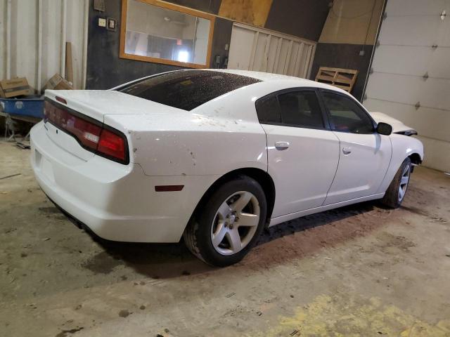 2C3CDXAT3EH198969 - 2014 DODGE CHARGER POLICE WHITE photo 3