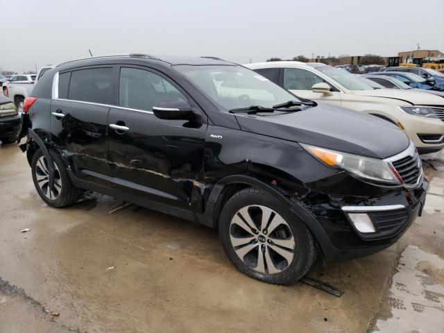 KNDPCCA27C7307023 - 2012 KIA SPORTAGE EX BLACK photo 4