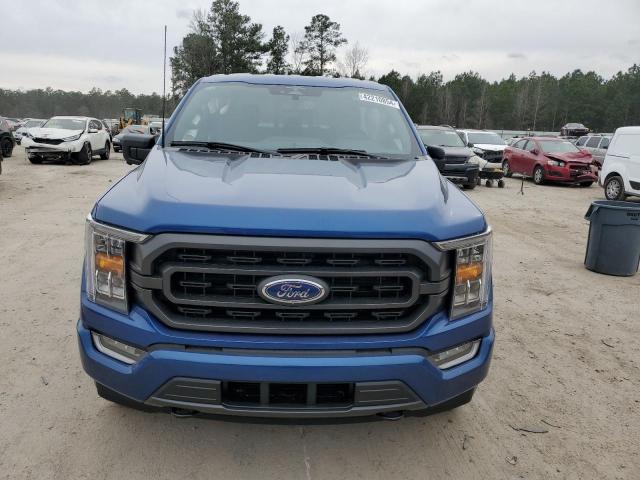 1FTFW1E88PKF20362 - 2023 FORD F150 SUPERCREW BLUE photo 5