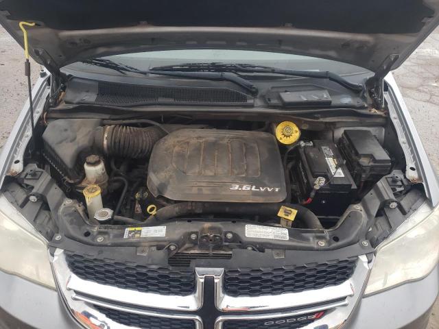 2C4RDGBG5DR766249 - 2013 DODGE GRAND CARA SE GRAY photo 12