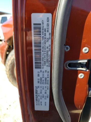 1C6RR6KT4DS587053 - 2013 RAM 1500 ST ORANGE photo 12