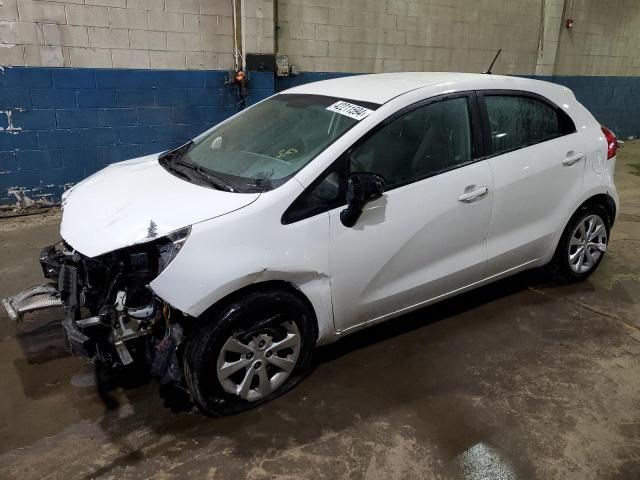 KNADM5A39F6427725 - 2015 KIA RIO LX WHITE photo 1