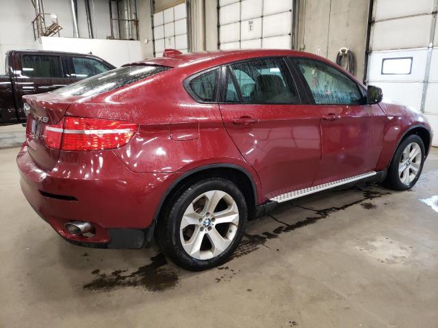 5UXFG43529L222375 - 2009 BMW X6 XDRIVE35I MAROON photo 3